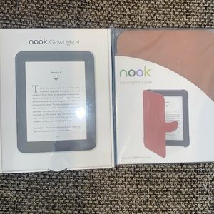 Nook Glowlight 4 and cover - NEW